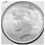 1923 GEM BU PEACE DOLLAR
