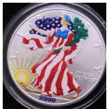 COLORIZED SILVER EAGLE