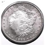 1886 GEM BU MORGAN DOLLAR
