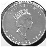 1998 CANADA MAPLE LEAF GEM