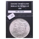 1888 CHOICE BU MORGAN DOLLAR
