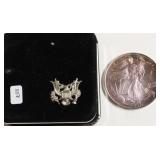 1999 SILVER EAGLE W BOX