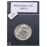 1943 S CHOICE BU WASHINGTON QUARTER