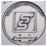 27.88 GRAM SILVER VINTAGE CHEVY ROUND
