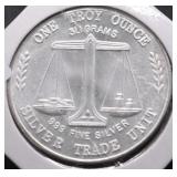 1 OZ .999 SILVER ROUND