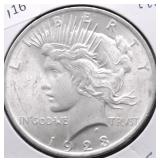 1923 CHOICE BU PEACE DOLLAR