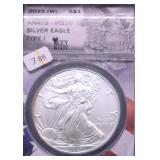 2021 W ANACS MS70 SILVER EAGLE