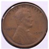 1909 VDB LINCOLN CENT XF