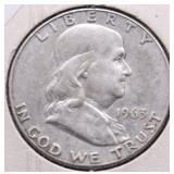 1963 FRANKLIN HALF DOLLAR XF