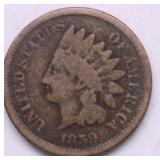 1859 INDIAN HEAD CENT VG