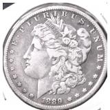 1889 O MORGAN DOLLAR VF