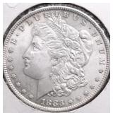 1883 GEM BU MORGAN DOLLAR