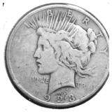 1923 PEACE DOLLAR  VF