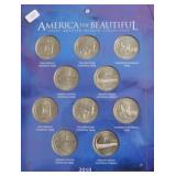 AMERICA THE BEAUTIFUL SET GEMS