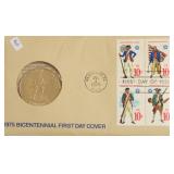 BICENTENNIAL MEDAL FIRST DAY COVER