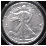 1944 WALKING HALF DOLLAR VF