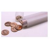 1964 D GEM RED ROLL OF LINCOLN CENTS