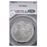 1885 O CAC MS62 MORGAN DOLLAR