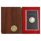 1973 S SILVER PROOF GSA IKE DOLLAR