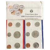 1988 MINT SET P D MINTS