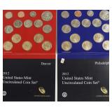 2012 MINT SET P D MINTS