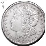 1921 MORGAN DOLLAR XF