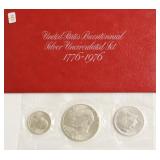 SILVER BICENTENNIAL MINT SET