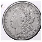 1921 MORGAN DOLLAR XF