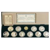 1988 CANADA PF 10 $ & 100$ GOLD 1   W BOX PAPERS