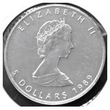 1989 CANADA MAPLE LEAF GEM
