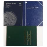 3 COLLECTOR COIN BOOKS NO COINS