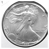1992 SILVER EAGLE GEM