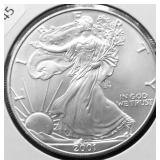 2001 SILVER EAGLE GEM