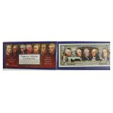 FOUNDING FATHERS 2 DOLLAR BILL