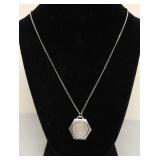 1913 COIN STERLING SILVER NECKLACE