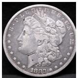 1882 MORGAN DOLLAR VF