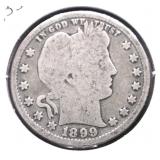 1899 BARBER QUARTER G