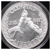 PROOF OLYMPIC SILVER DOLLAR
