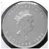 1993 CANADA MAPLE LEAF GEM