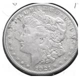 1921 MORGAN DOLLAR XF