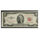 TWO DOLLAR US LEGAL TENDER VF INK