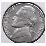 1947 S SUPURB GEM JEFFERSON NICKEL