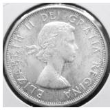 1964 GEM BU CANADA SILVER 50 CENTS