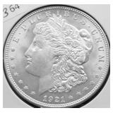 1921 CHOICE BU MORGAN DOLLAR