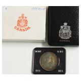 1973 CANADA SILVER DOLLAR W BOX