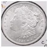1921 CHOICE BU MORGAN DOLLAR