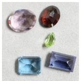 TOPAZ, GARNET,SAPPHIRE,AMETHYST, PERIDOT