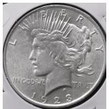 1923 CHOICE BU PEACE DOLLAR
