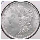 1921 GEM BU MORGAN DOLLAR