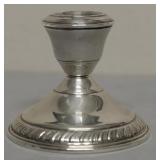 STERLING SILVER CANDLE STICK HOLDERS   2.5"